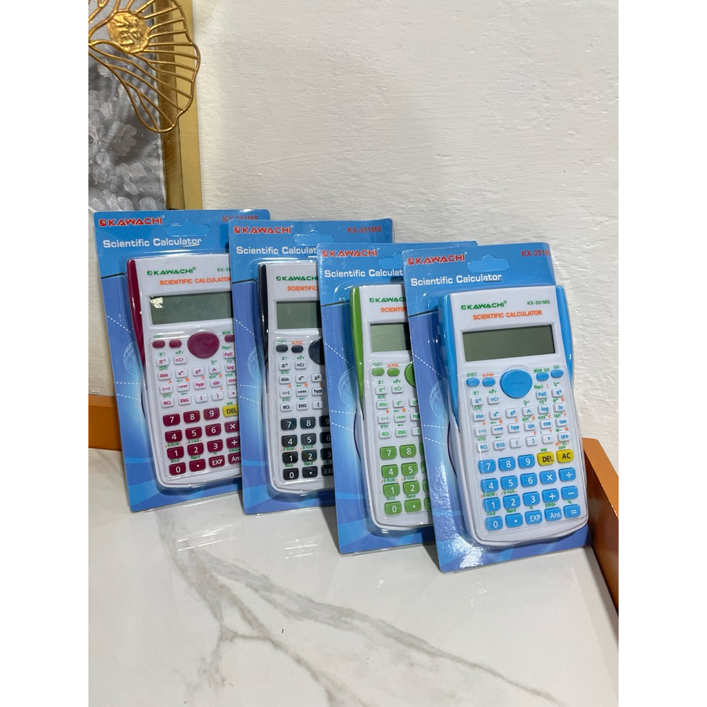 

Kalkulator Kawachi KX 351 MS / Kalkulator Scientific Warna 10 digit