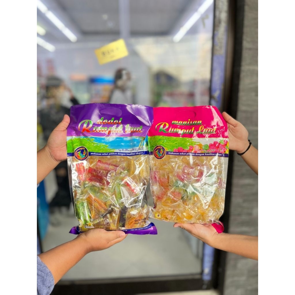 

Kinjo Jelly Dodol & Manisan Rumput Laut Khas Lombok / Kinjo Jelly / Dodol Rumput Laut Phoenix Food