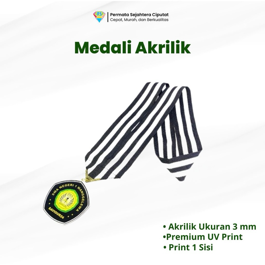 Medali, Medali Akrilik / Medali Custom / Medali Perlombaan