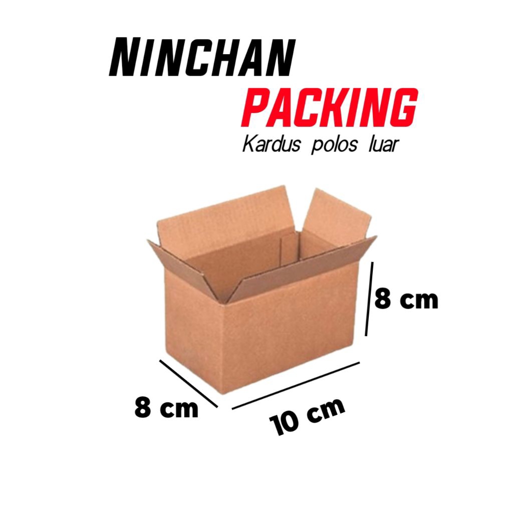 

kardus packaging 10x10x8 cm