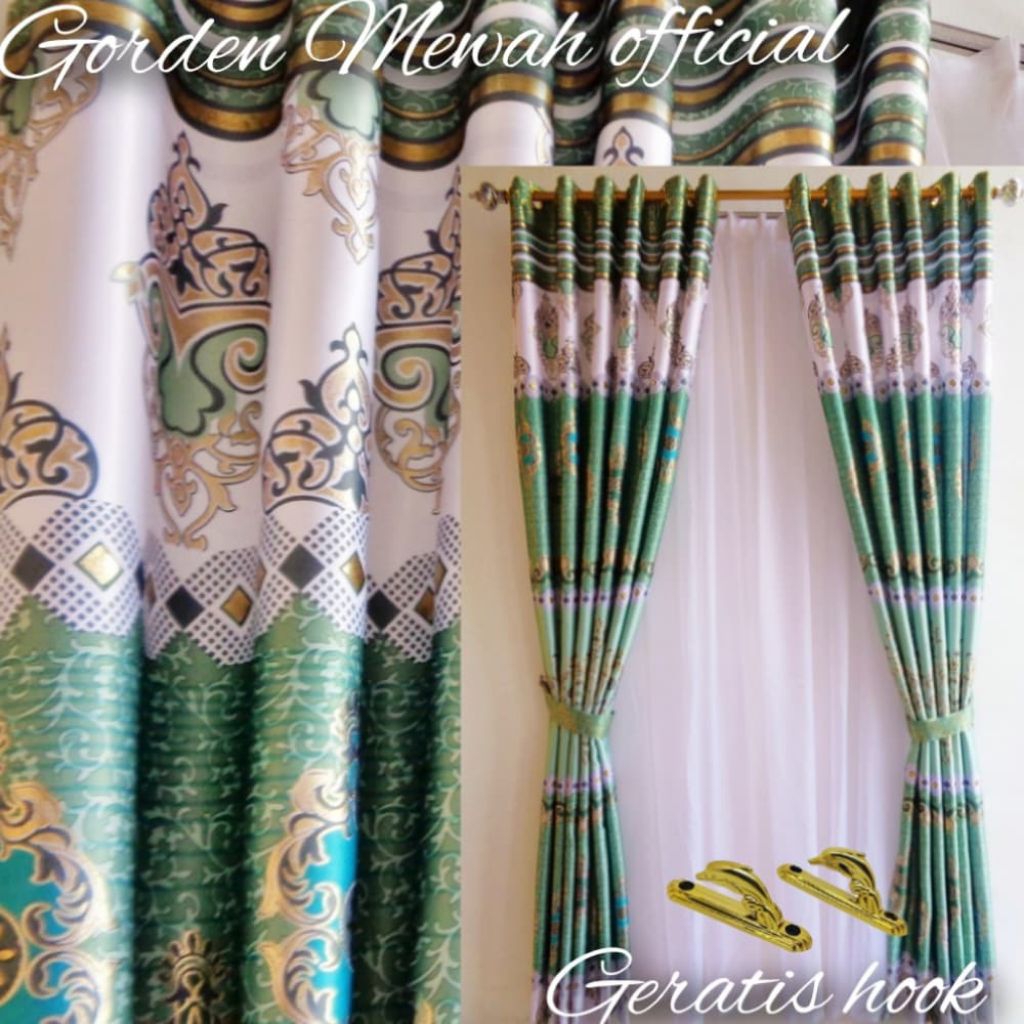 Gorden Jendela kamar Tidur Minimalis Blackout Import Premium Glossy High Quality