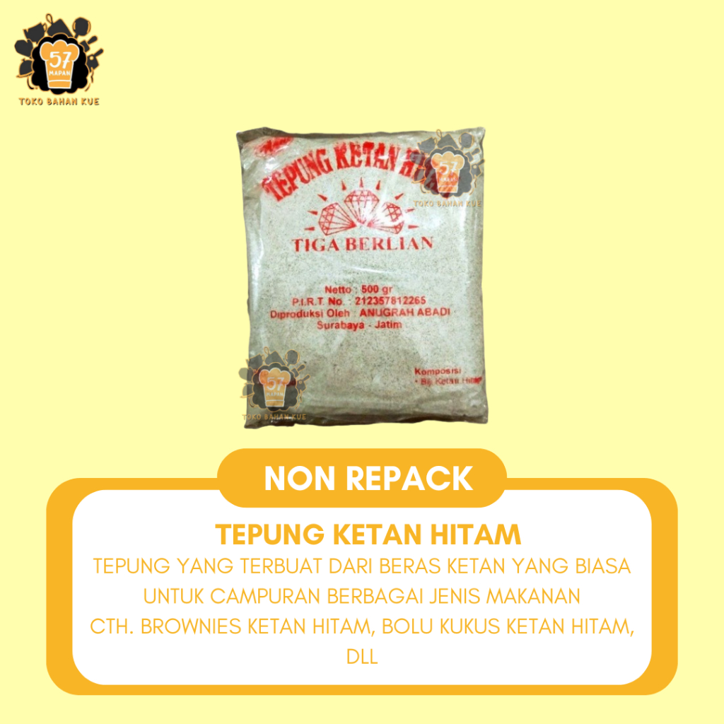 

TEPUNG KETAN HITAM MERK TIGA BERLIAN 500 GR DAN KETANKU 250 GR (HARGA PER PCS)