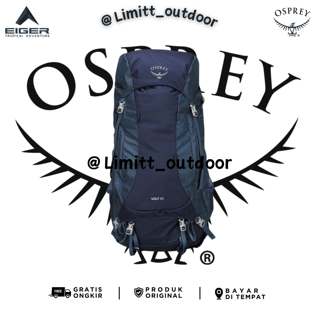 CARRIER OSPREY VOLT 65L F22 GARANSI RESMI