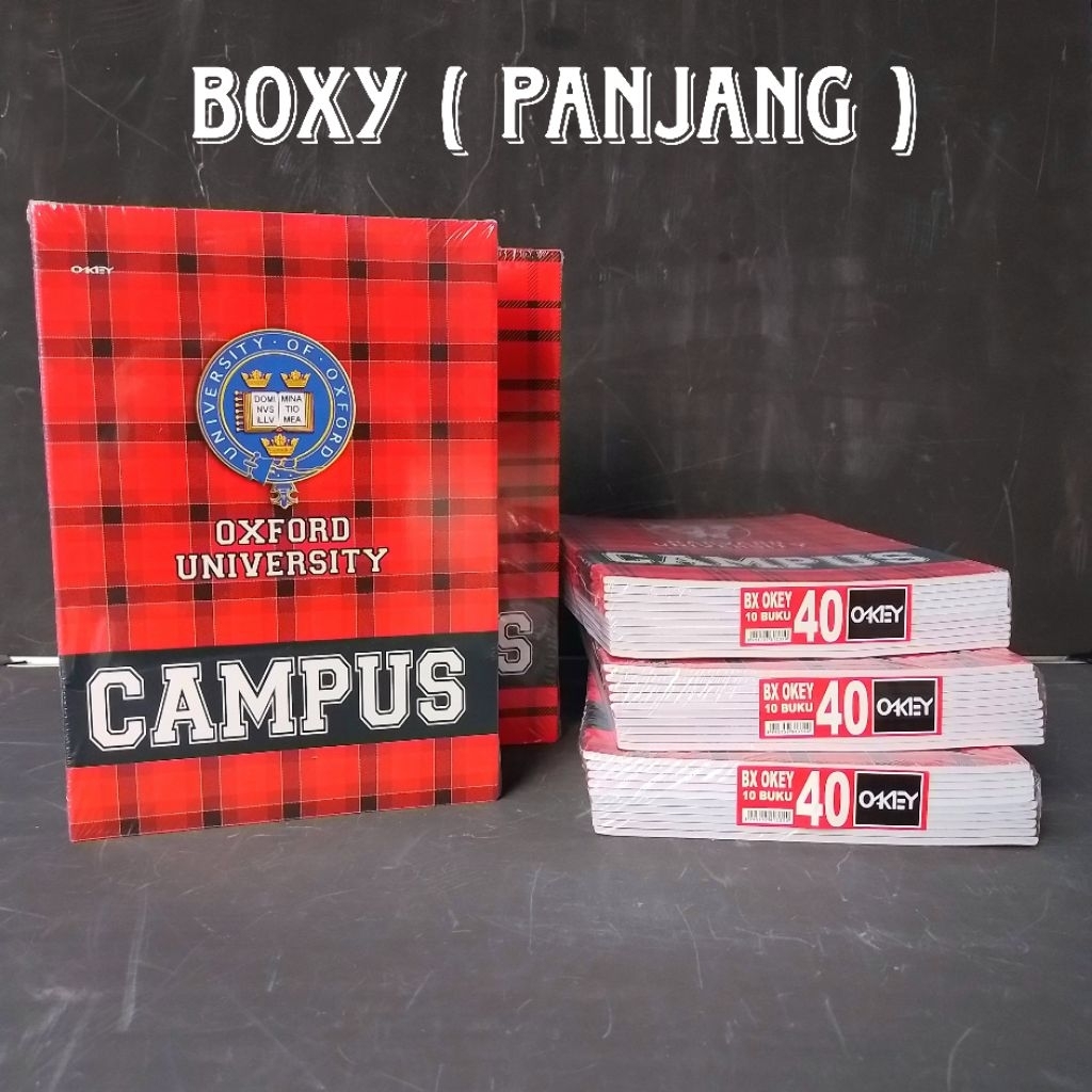 

Buku Tulis Okey 40 Lembar Campus ( Pak 10 Buku ) [ Original ]