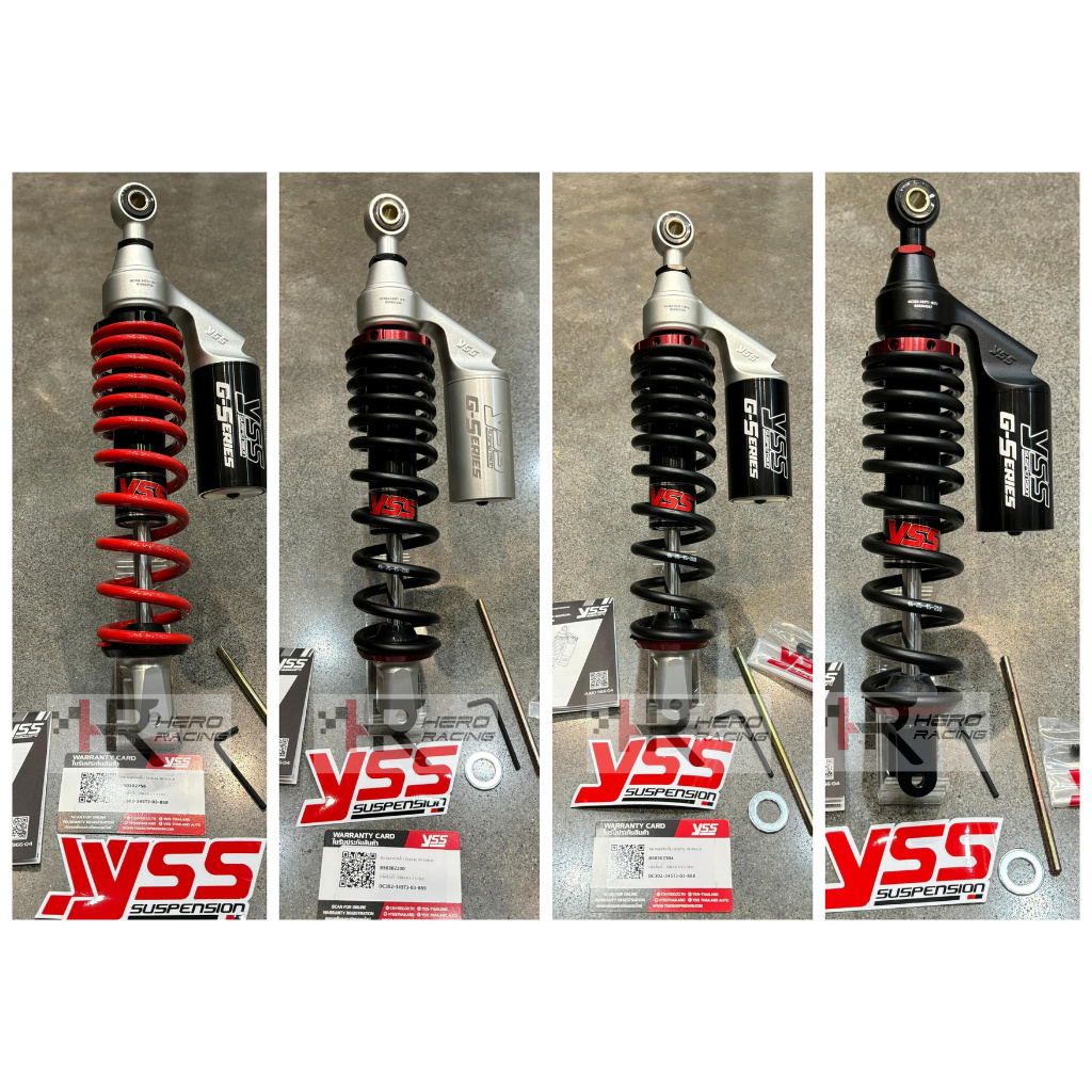 SHOCKBREAKER YSS SMOOTH VARIO160 SKOK BELAKANG MATIC 340mm ABS/CBS HITAM; MERAH; BLACK SERIES