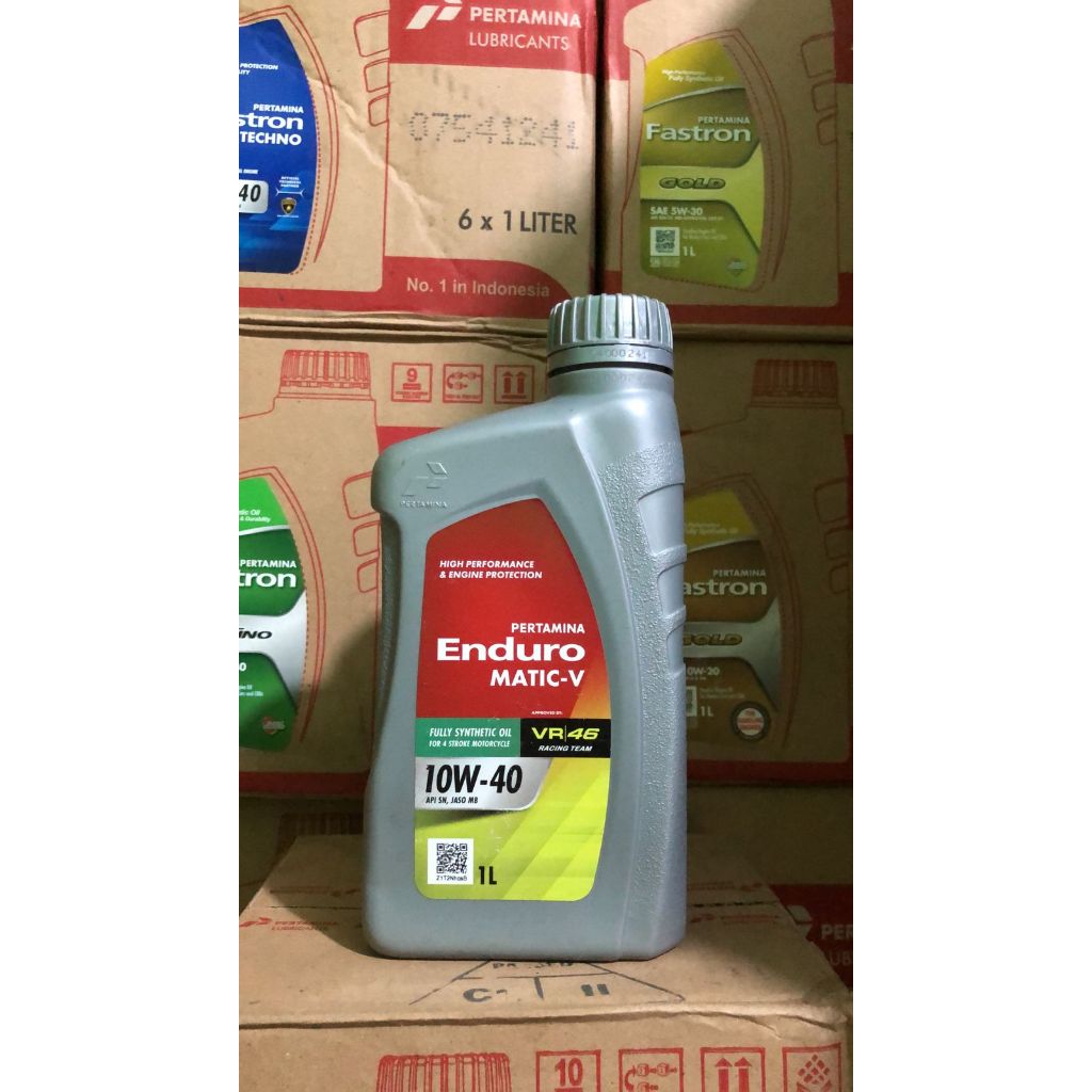 (Asli 100%) OLI ENDURO MATIC V 10W-40 1Liter SNI / OLI MOTOR MATIC /ENDURO MATIC V / ORIGINAL PERTAM