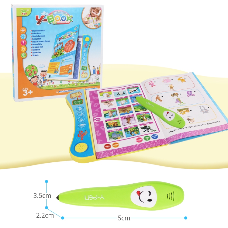 Y book with pen - smart book | mainan edukasi anak digital