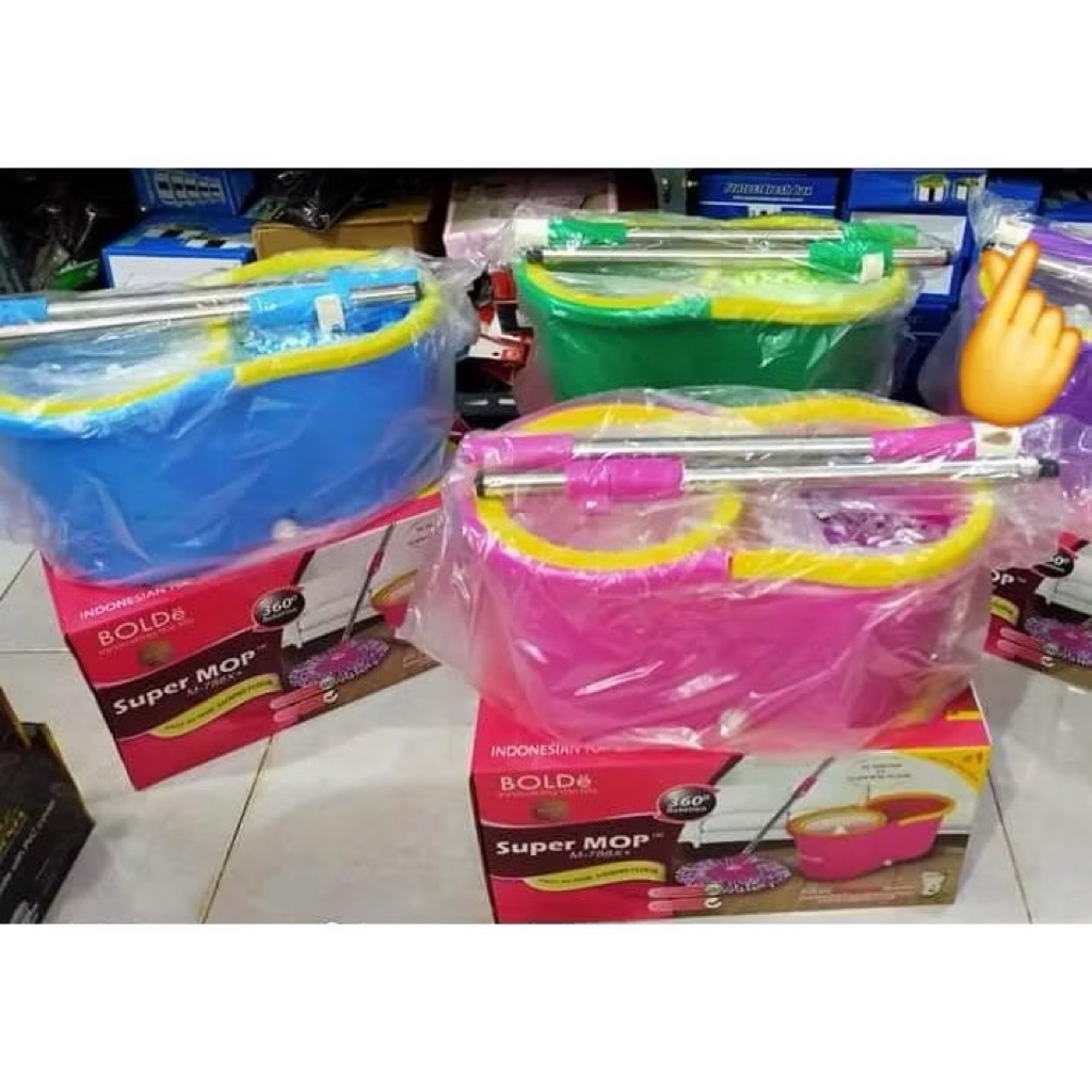 super mop  bolde/spon mop bolde/alat pel otomatis bolde