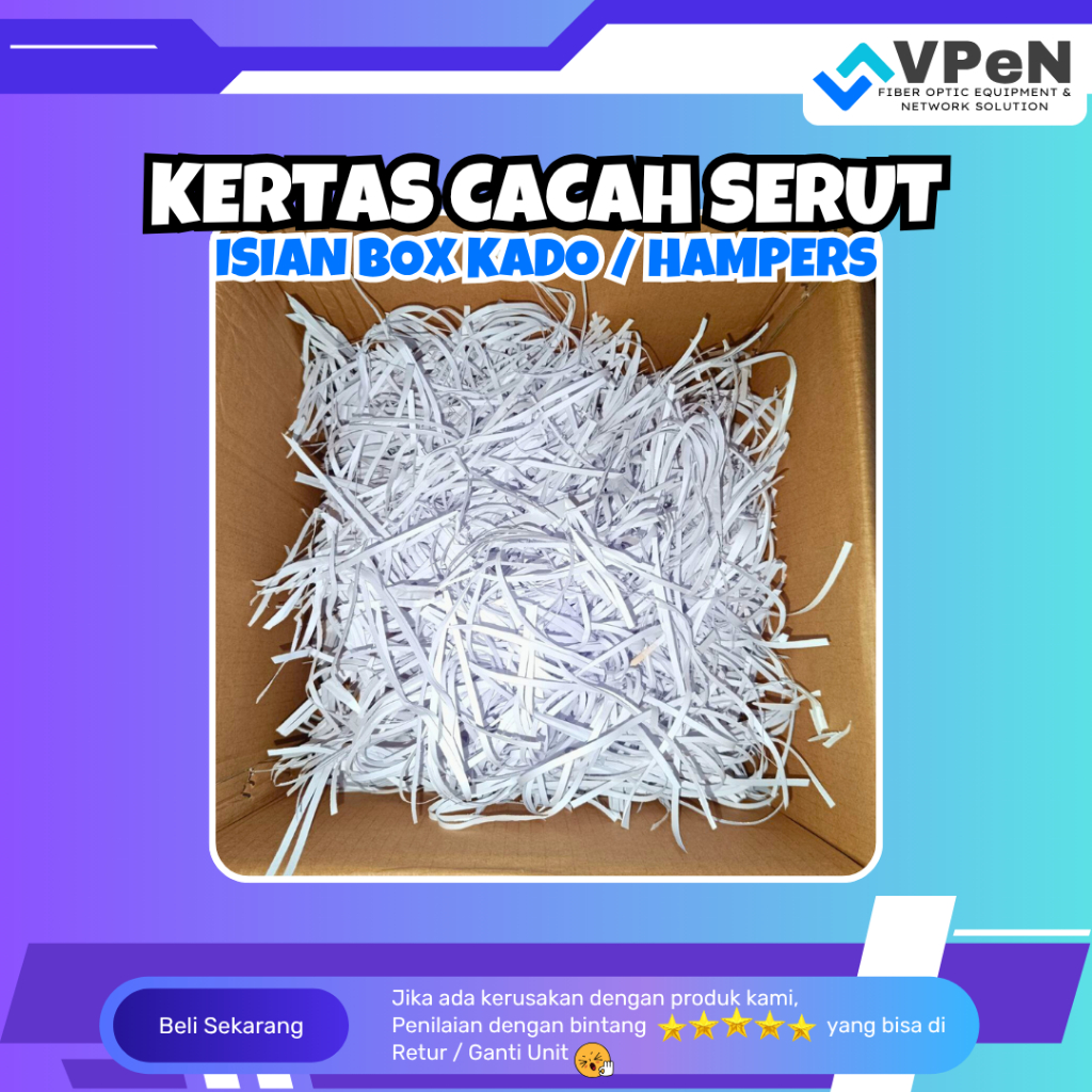 

Kertas Cacah | Kertas Serut | Kertas Packing | Kertas Hampers | Kertas Serut Shredded Paper | Kertas Kado