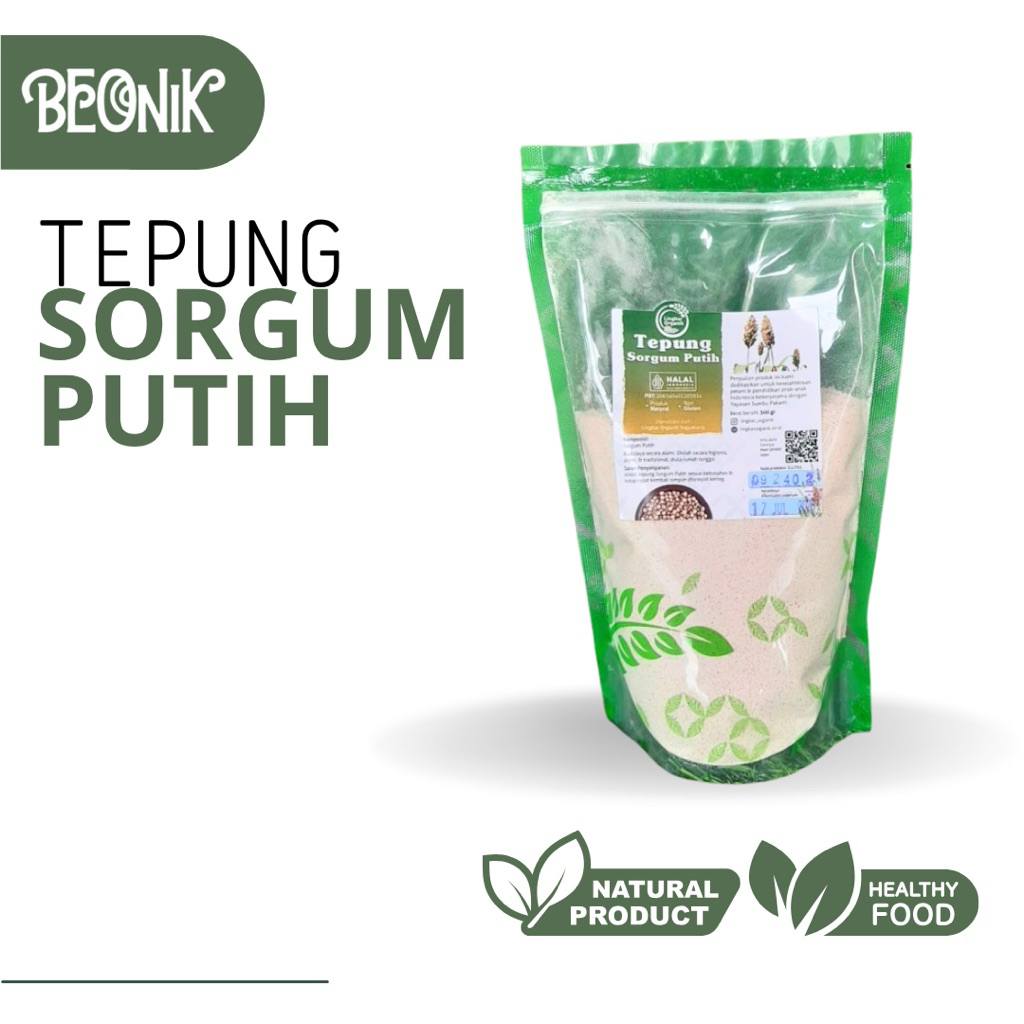 

Lingkar Organik Tepung Sorgum Putih 500 GR