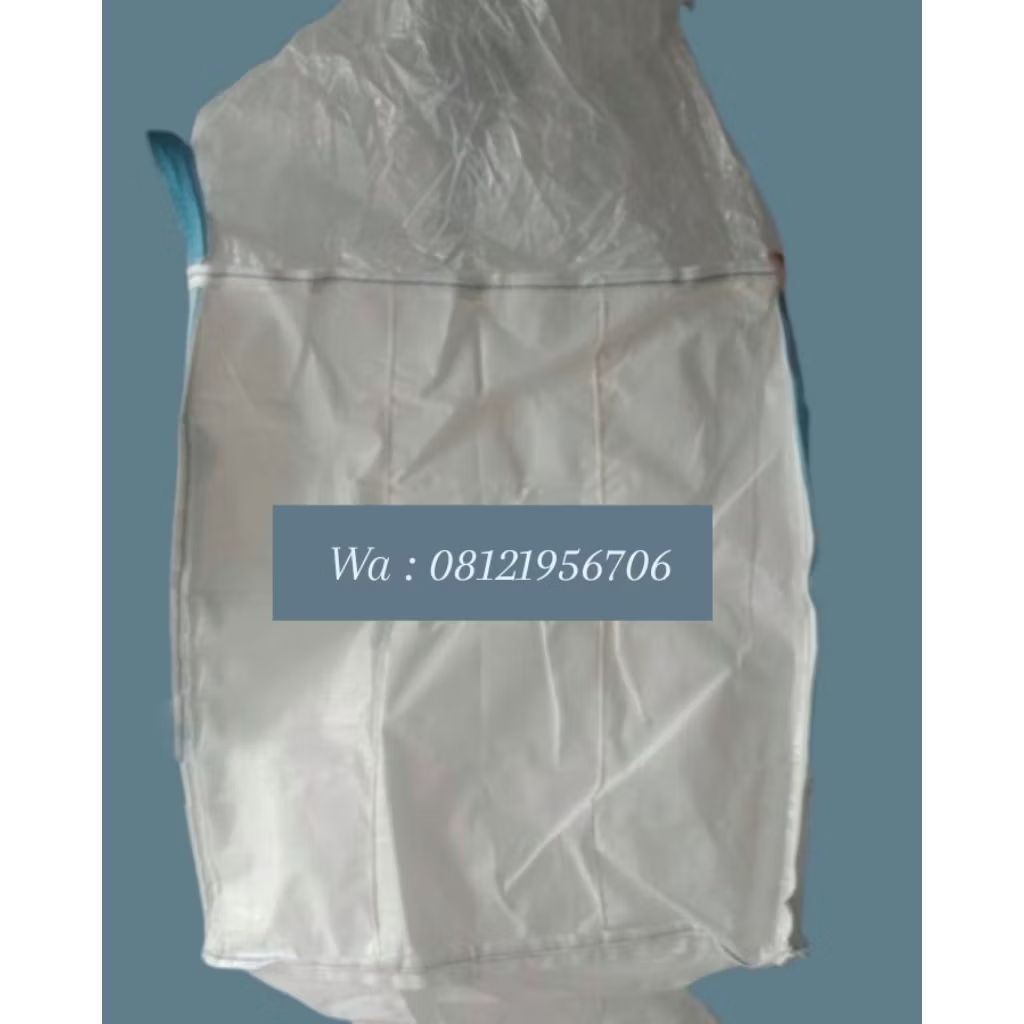 karung jumbo bag 1 ton bekas karung jumbo bag atas lebar bawah corong