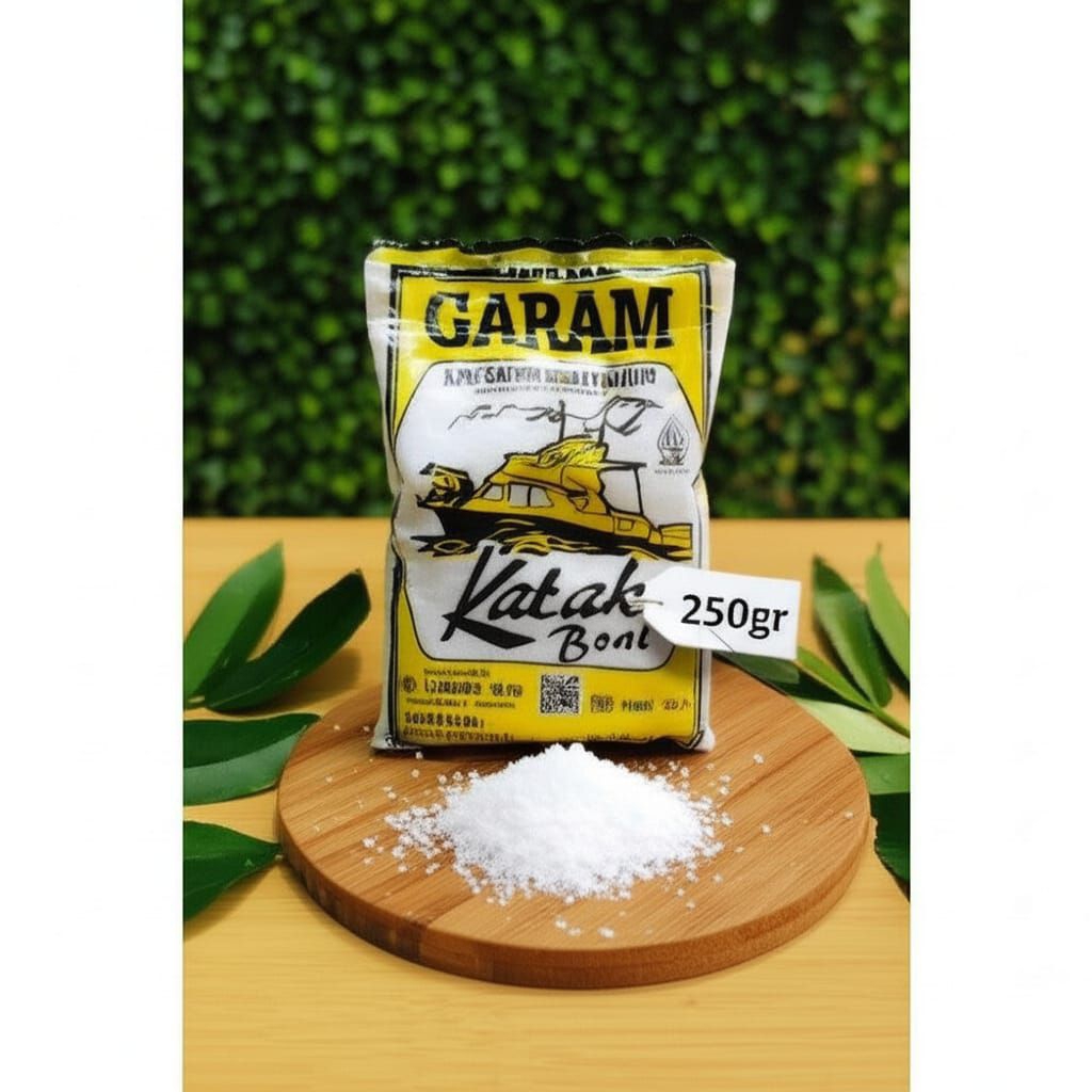

Garam katak boat ukuran 250gr