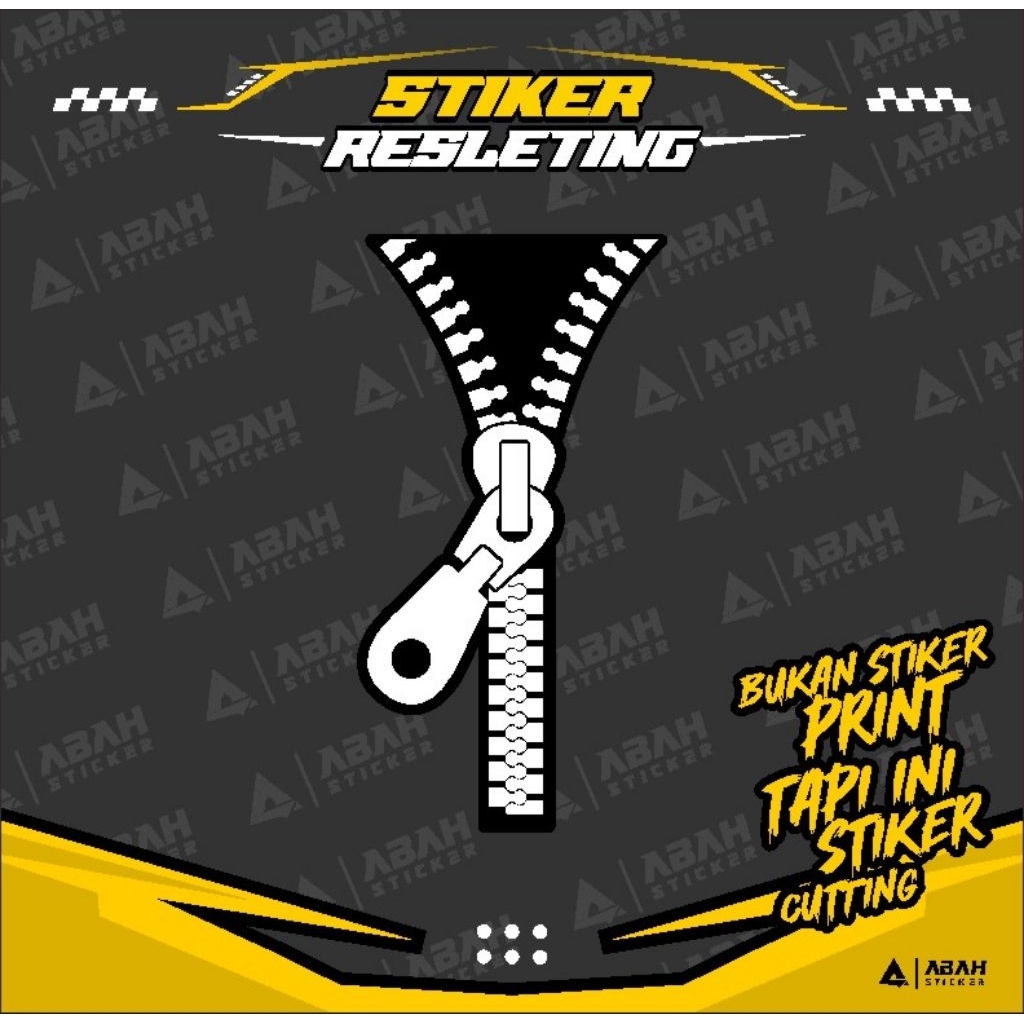 

stiker cutting resleting , ada 3ukuran , bisa di tempel di hp motor mobil laptop bukan print