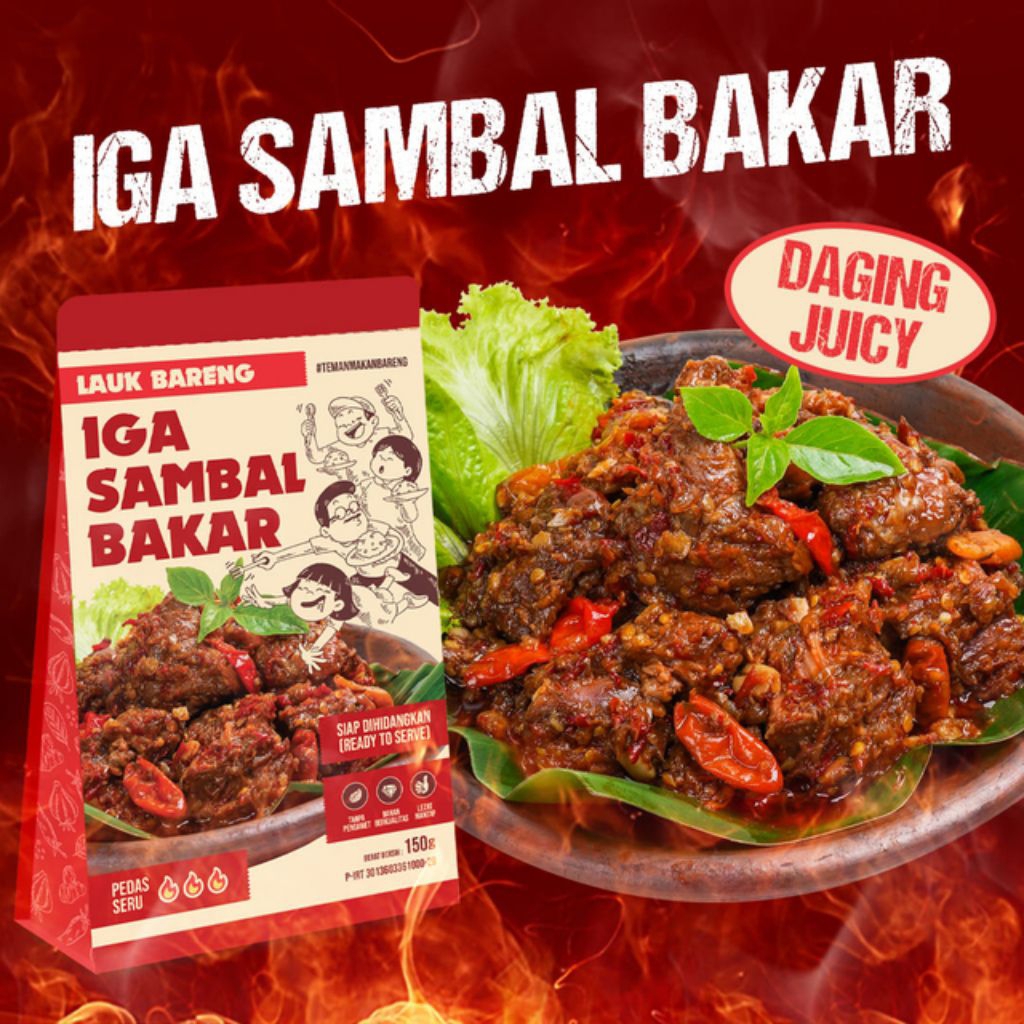 

lahap bareng-iga sambal bakar 150g pedas seru