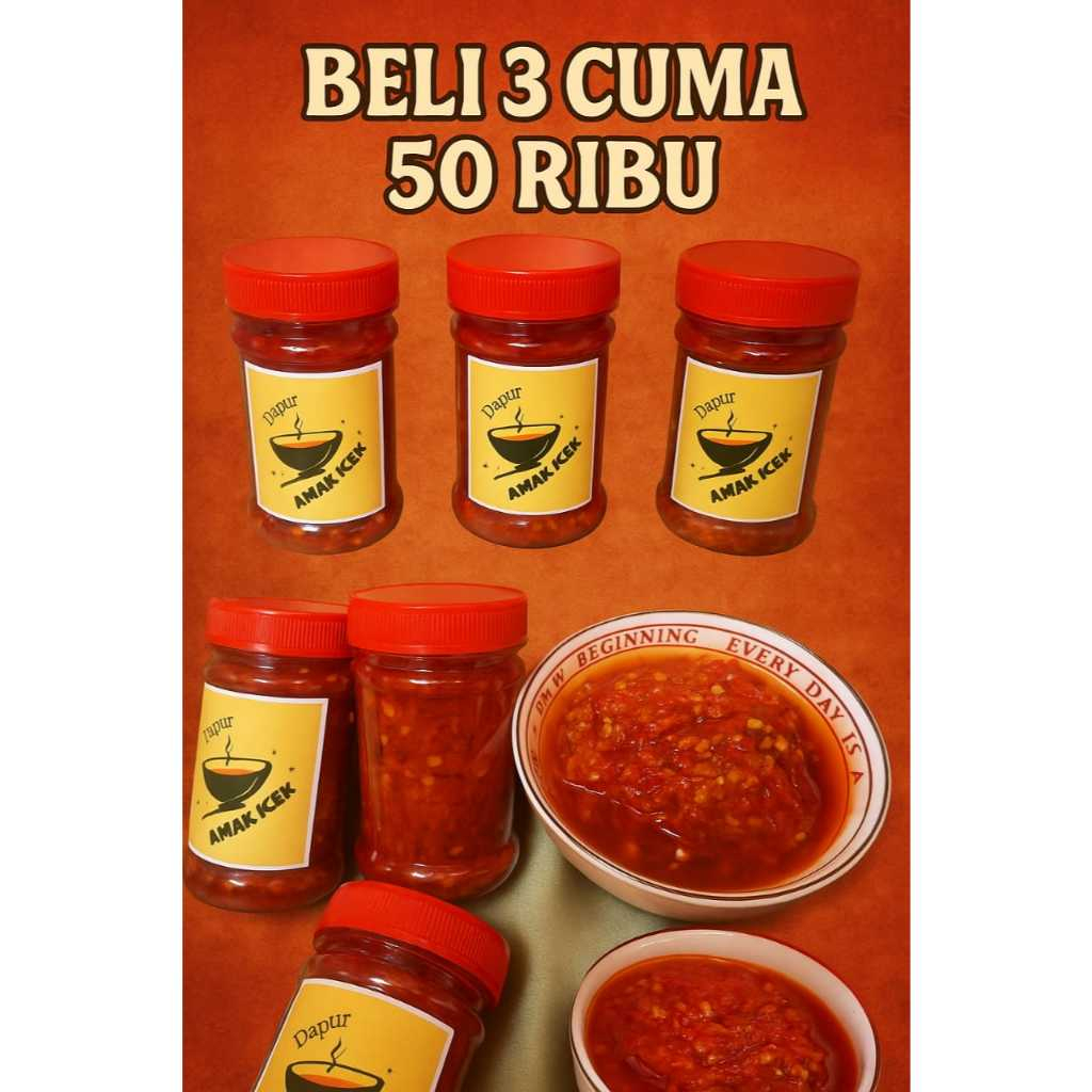 

Sambal bawang pedas asli padang 150 g