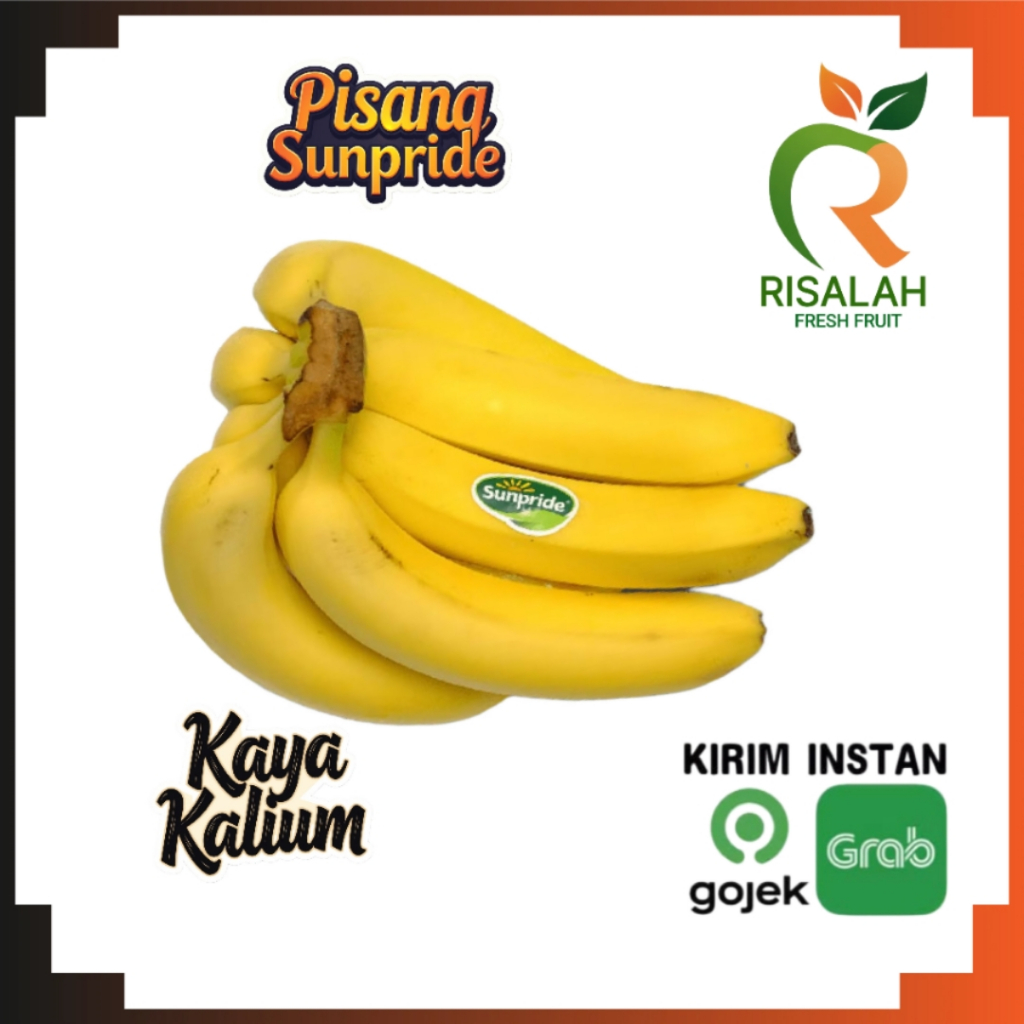 

Pisang Sunpride Sumber Serat Jantung & Pencernaan Sehat Vitamin B6 Energi Instan