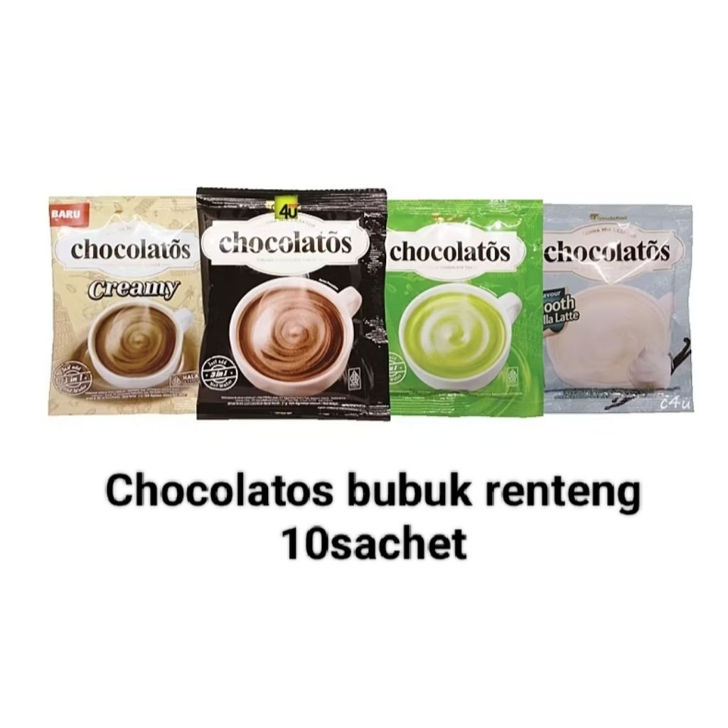

Chocolatos bubuk renteng isi 10sachet