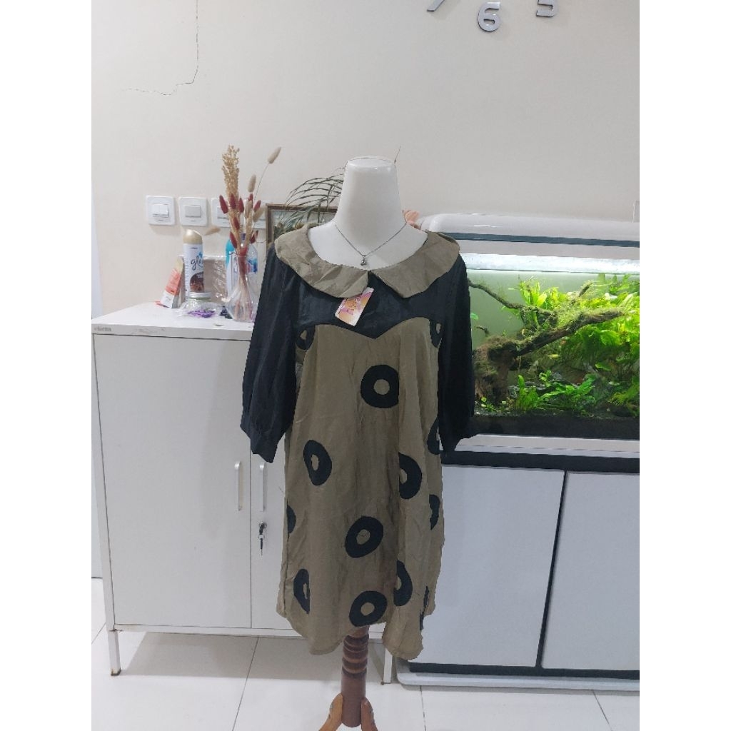 preloved atasan tunik wanita lengan pendek obral murah