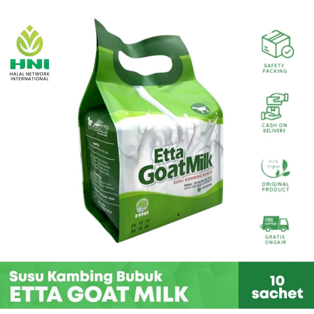 

HNI Etta Goat milk /Susu bubuk kambing etawa