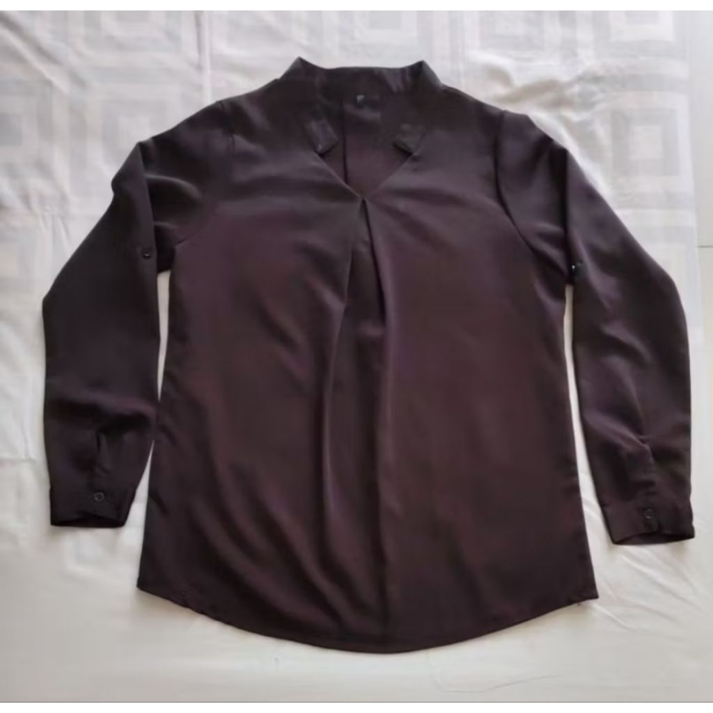 Baju Atasan wanita coklat preloved