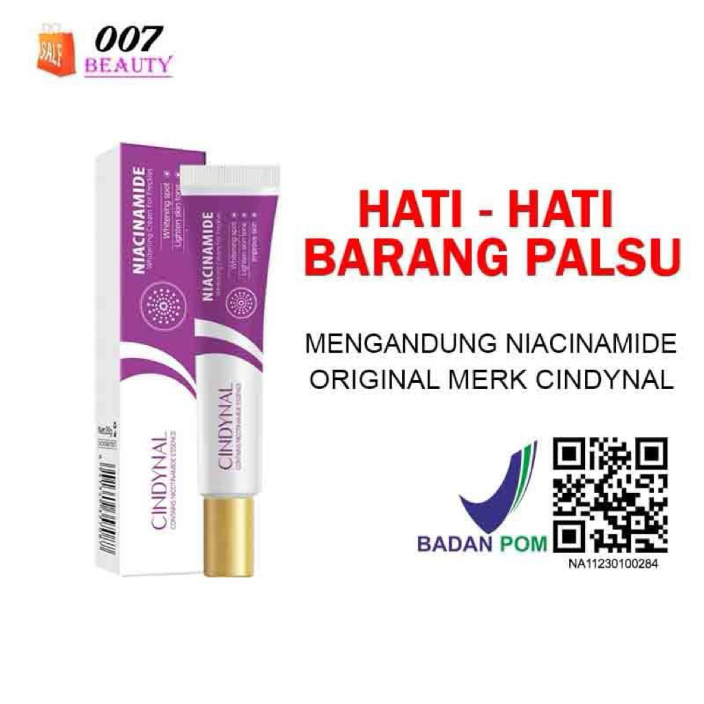 Cindynal Whitening Freckle Cream Remove Dark Spots Salep Efektif