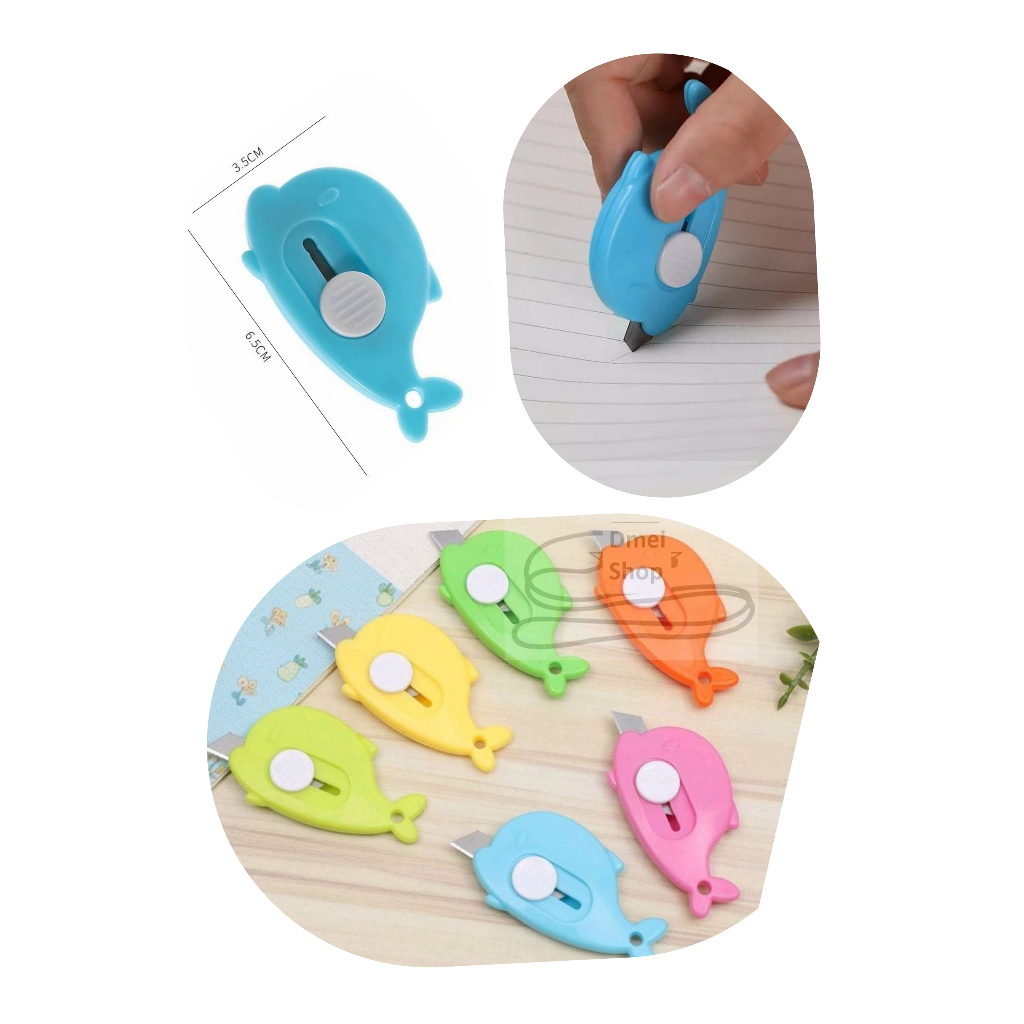 

DMEISHOP Pisau Cutter Mini Cutter Kertas Cutter Genggam Cutter Karakter Kecil Pisau MIni Serbaguna