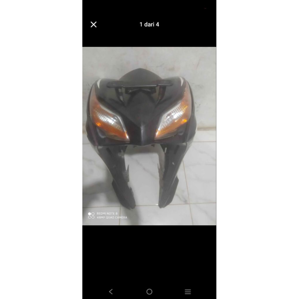 kap bodi sayap depan komplit blade 125 honda original