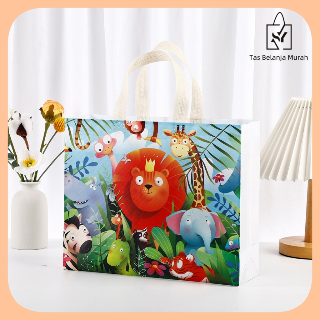 

TAS BELANJA / TOTE BAG SPUNBOUND MOTIF/ TAS HAMPERS / TOTE BAG SPUNBOND