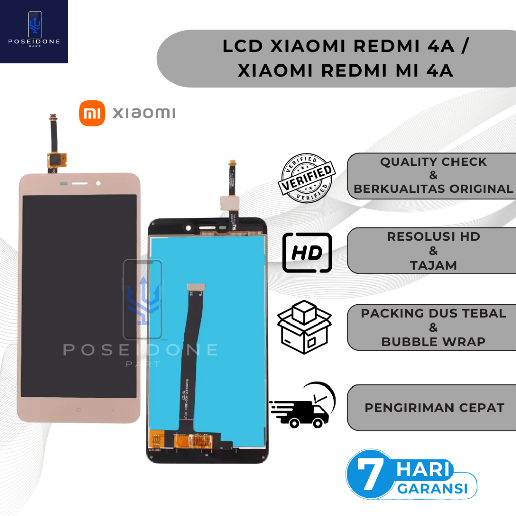 LCD REDMI 4A / LCD TOUCHSCREEN FULLSET XIAOMI REDMI MI4A REDMI 4A COMPLETE ORI