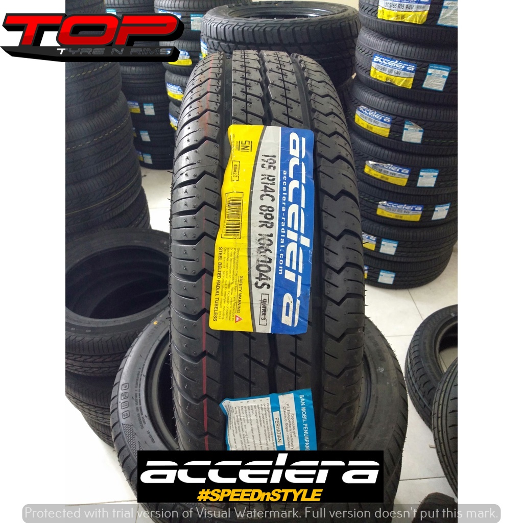 BAN MOBIL PICK UP RING14 MERK ACCELERA ULTRA3 195 C 8 PR