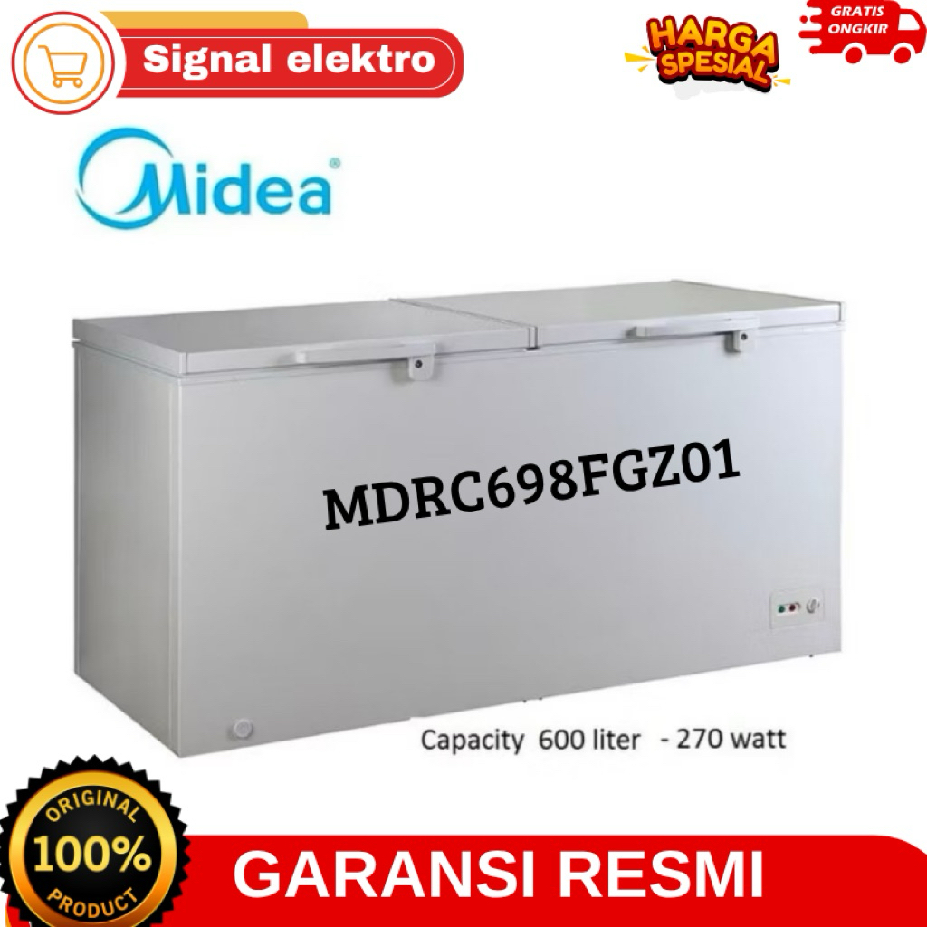 Midea Freezer Box 600 Liter garansi resmi