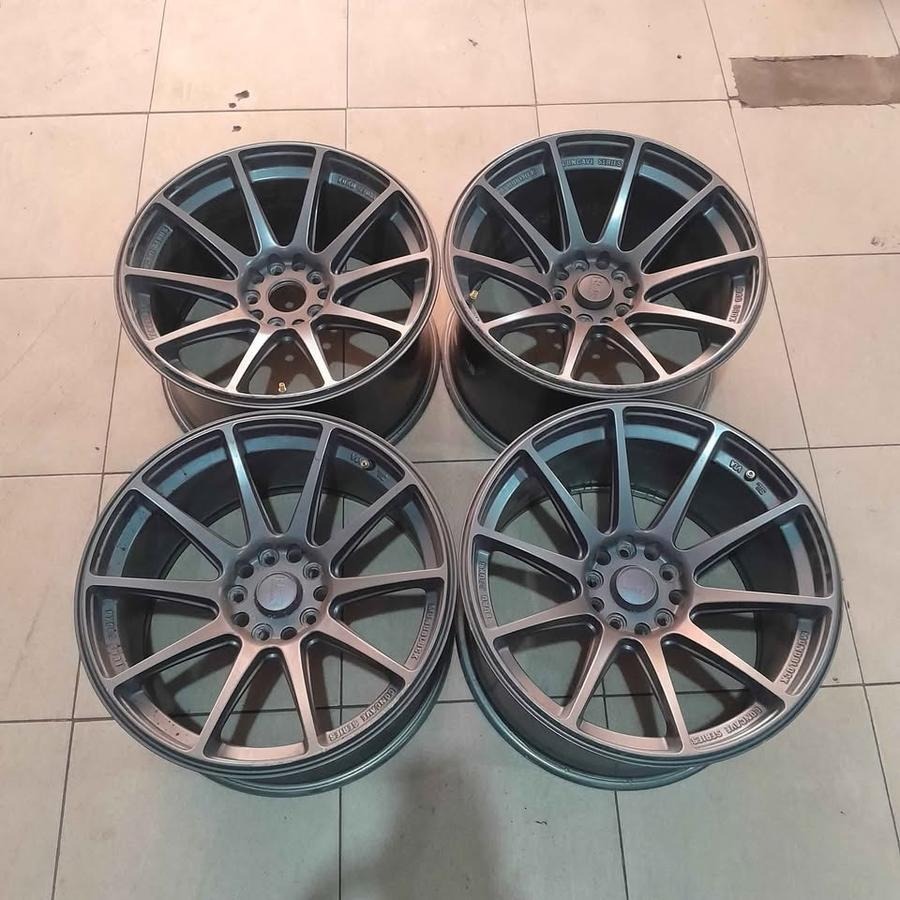 VELG MOBIL RACING SHINJUKU HSR RING 18 LEBAR 9,5/10,5 PCD 5X120, 5X114 ET30/22