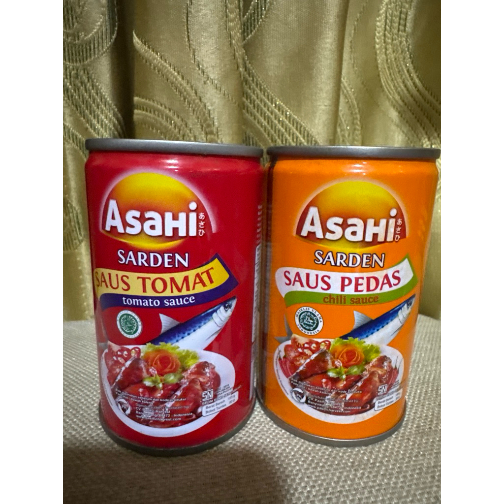 

Asahi Sarden Saus Pedas / Saus Tomat 155g