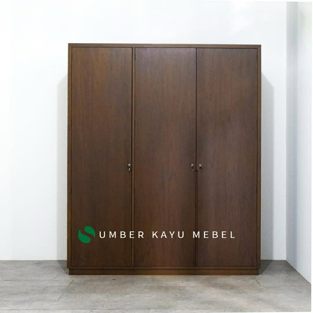 LEMARI PAKAIAN JATI JEPARA / LEMARI PAKAIAN JATI MINIMALIS