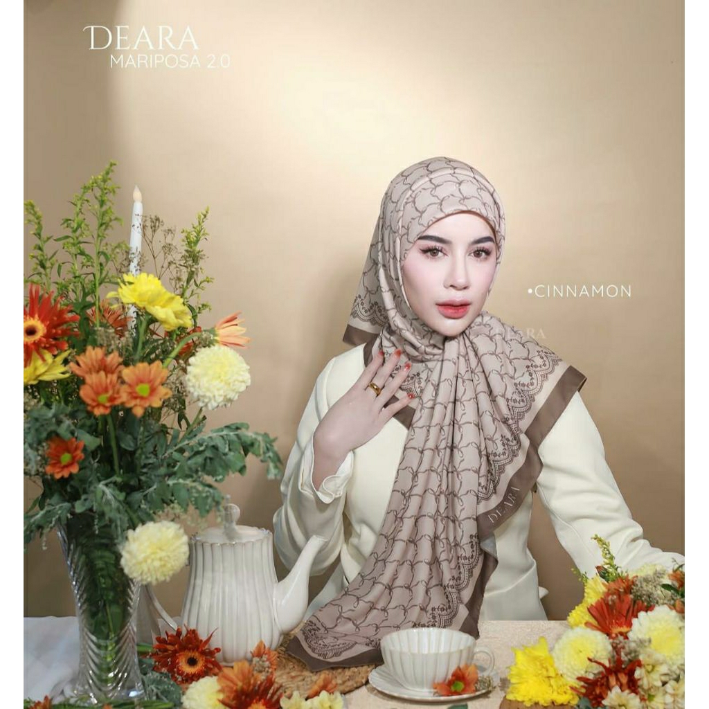 deara hijab mariposa 2.0 cinnamon