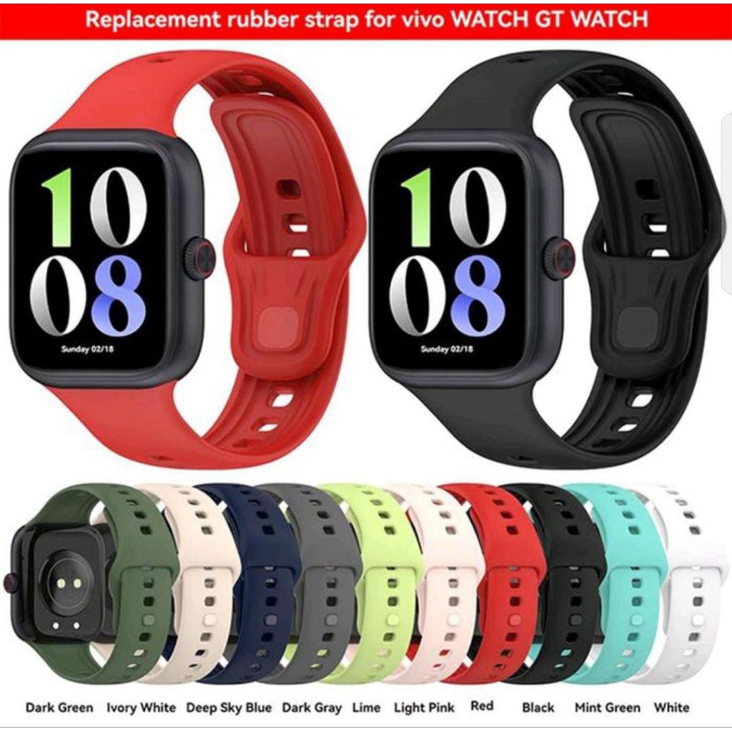 Strap Silicone / Tali Jam for Vivo Watch
GT/IQOO Watch GT