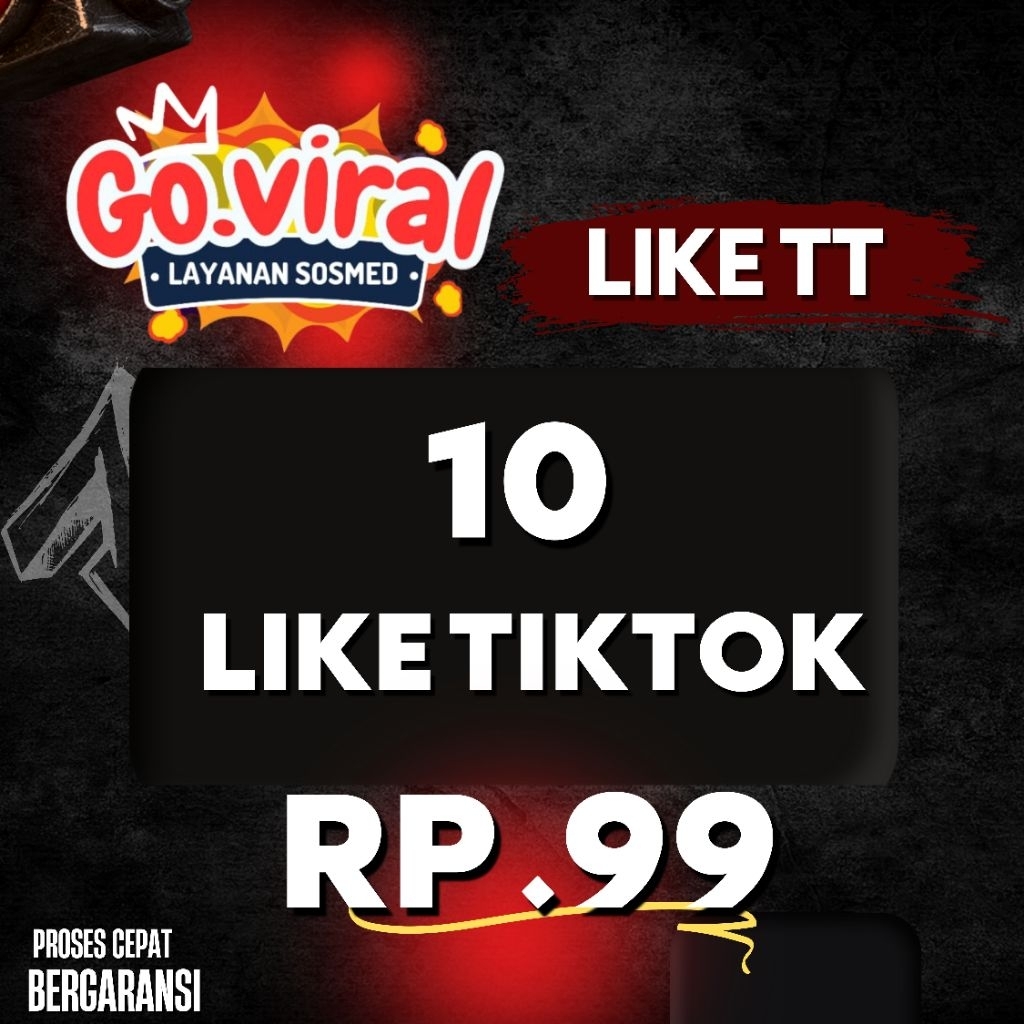 Like Tiktok Proses Cepat Permanen