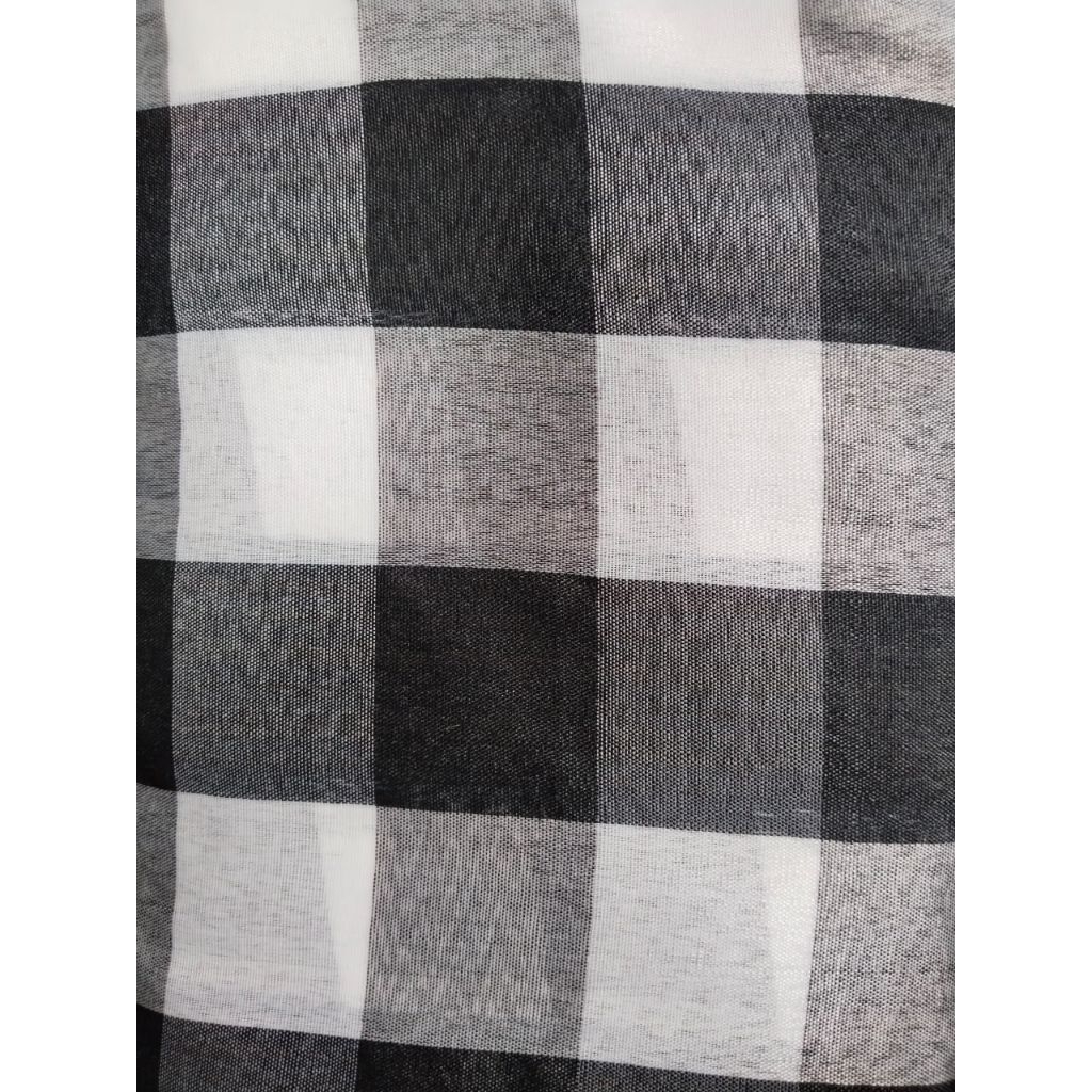 Kain Bali Poleng Tridatu Motif Kotak Kotak Hitam Putih Kain Katun motif 5cm 3cm Kain Bali Adat Kain 
