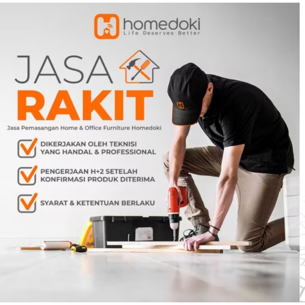 Homedoki Jasa Rakit/Pasang Furniture Perabot KHUSUS MEDAN