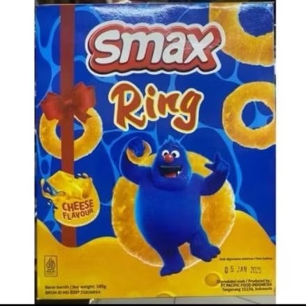 SMAX RING CHEESE BOX 100GR
