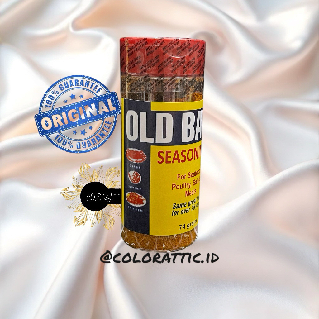 

OLD BAY SEASONING FOR SEAFOOD, POULTRY, SALADS, MEATS 74 GRMS FRM USA - SHARED IN JAR OF 75 GRAMS - From USA