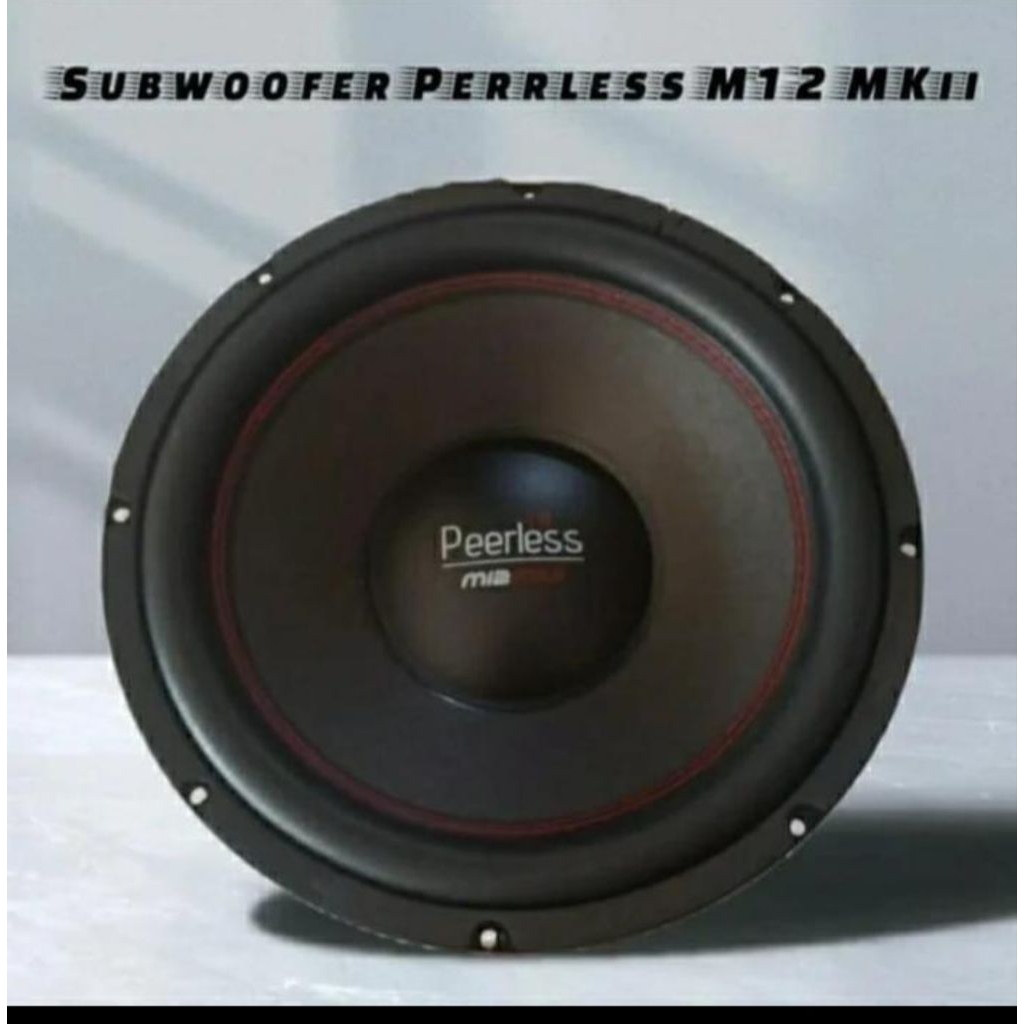 Speaker SUBwoofer 12inch Peerless M12Mk11 Doble Coils