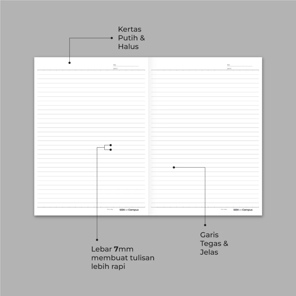 

Ay00! SiDU Campus 42 Lembar - Pack Notebook Campus