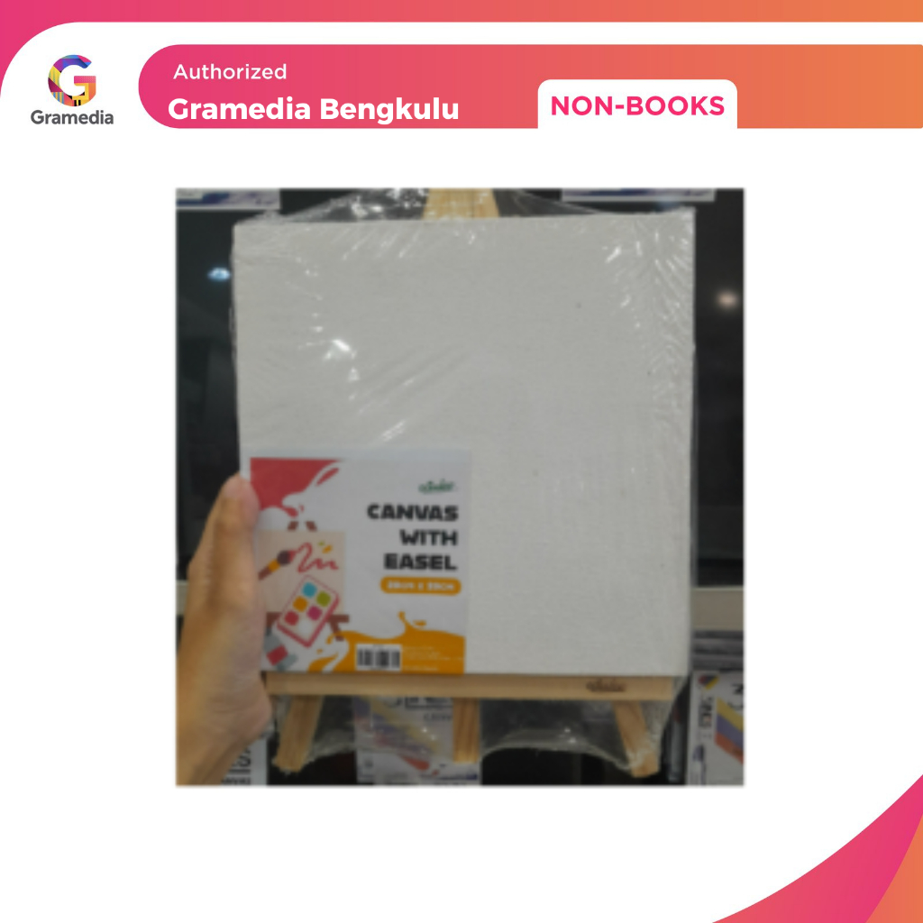 

Gramedia Bengkulu - Estudee Canvas Lukis + Easel 25cm x 25cm