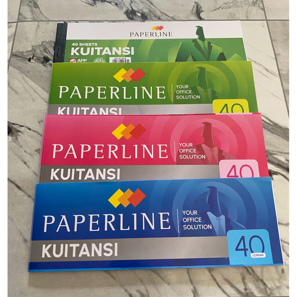 

Kwitansi / Kuitansi Paperline Sedang (KT 40 T) isi 40 Lembar