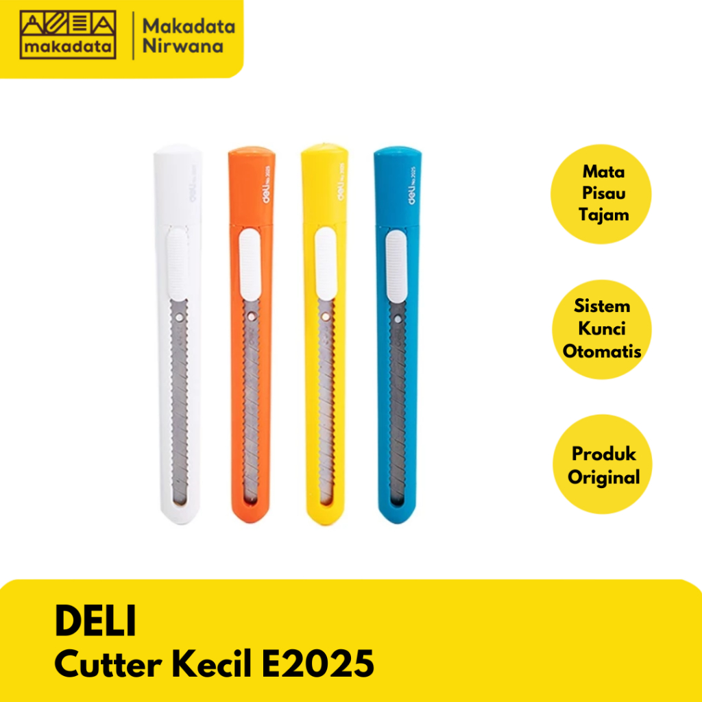 

DELI CUTTER KECIL E2025 (1 PCS)