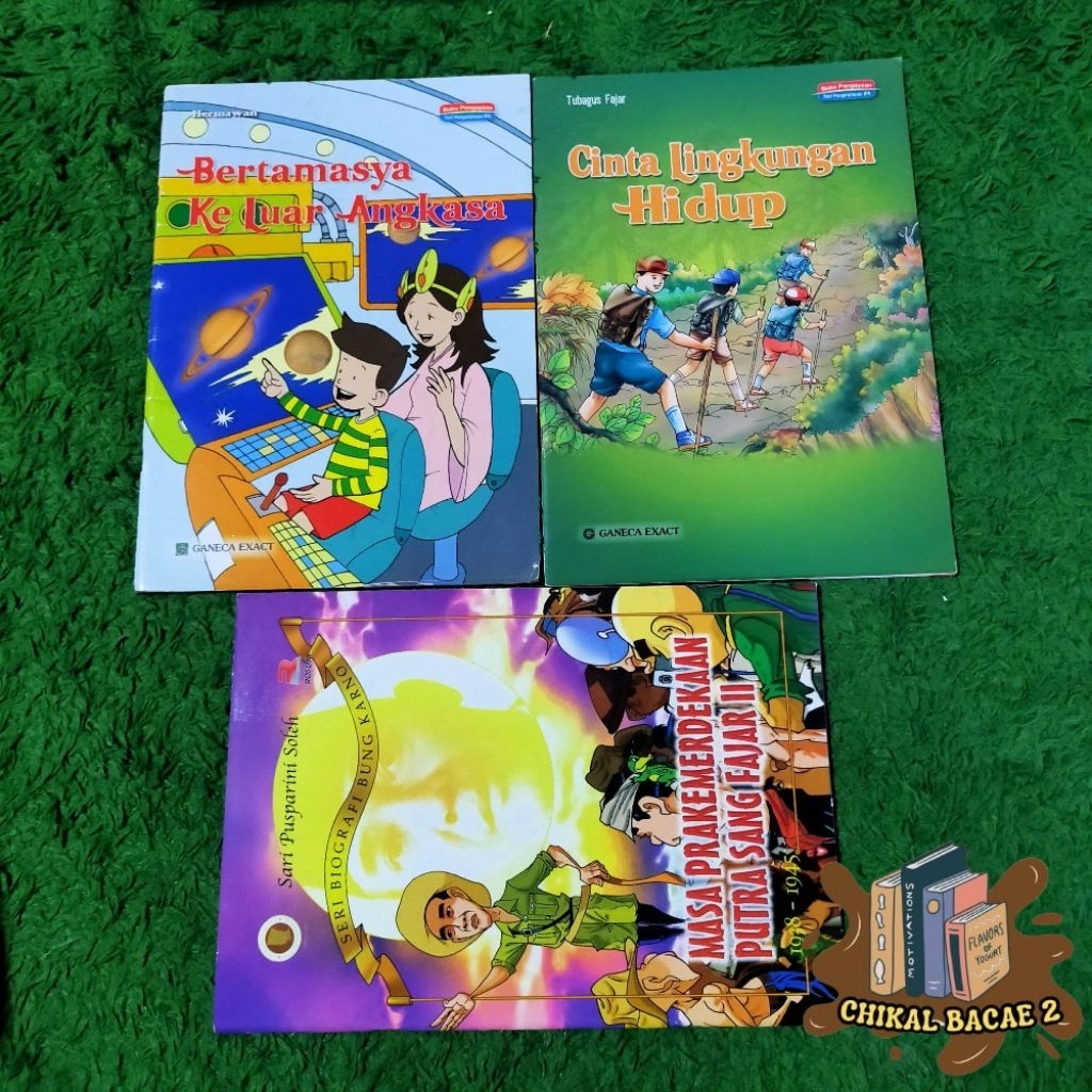 ORIGINAL BUKU CERITA ANAK DAN DONGENG BERTAMASYA KE LUAR ANGKASA CINTA LINGKUNGAN HIDUP MASA PRAKEME