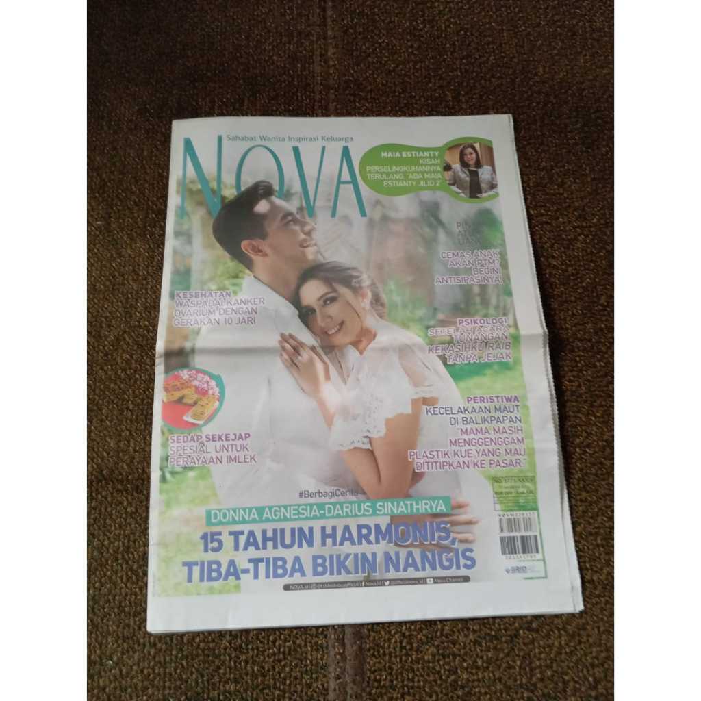 Tabloid Nova edisi 2022 Donna Agnesia Darius Sinathriya 15 Thn Harmonis
