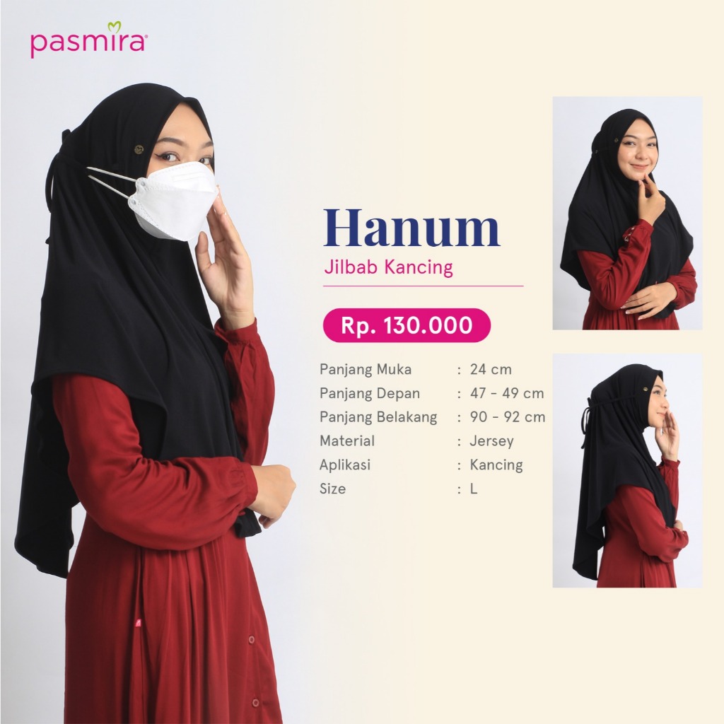 Hijab Pasmira Bergo Hanum