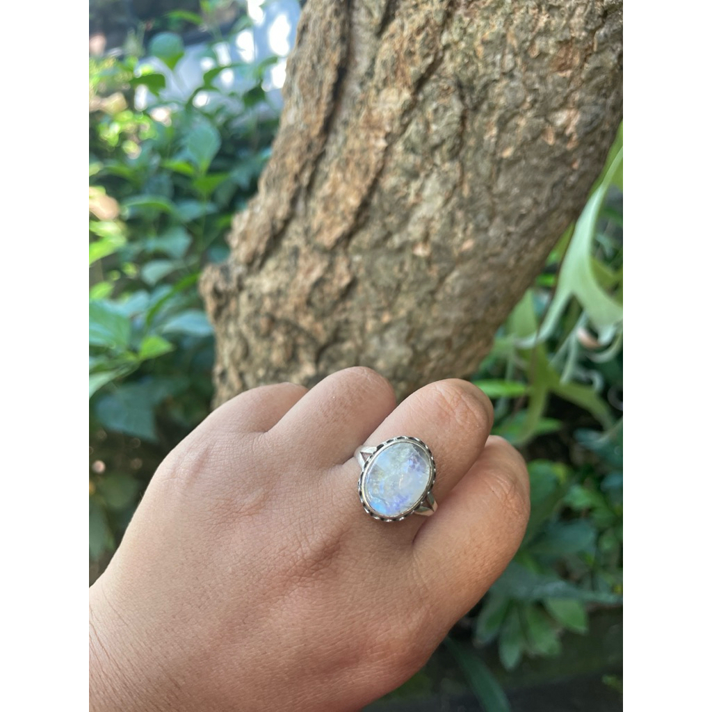 Cincin Ring Perak Silver Bali Asli 925 ukir minimalis simple polos wanita pria custom elegant